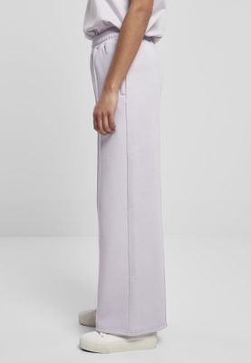 Straight and at soft ice trousers with press crease lady