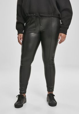Leather pants in artificial leather lady