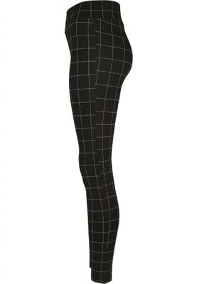 High leggings with checkered pond