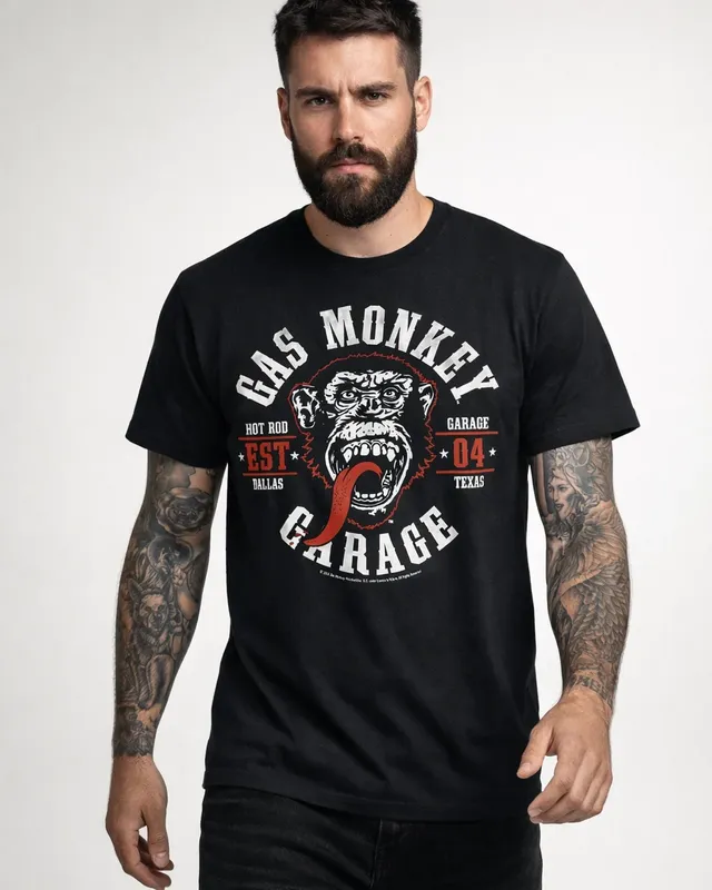 Gas Monkey Garage Round Seal T-Shirt
