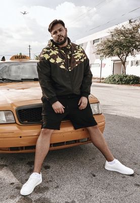 Camo arrow windbreaker