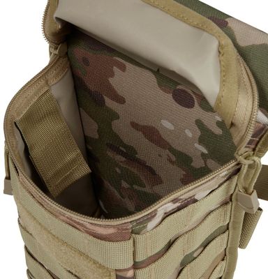 Leg bag with MOLLE system camo