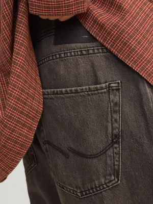 Mörka loose fit jeans herr - RON