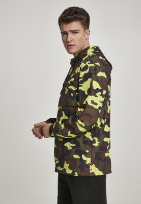 Camo Pull Over Windbreaker