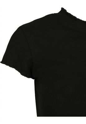 Ribbet t-shirt dame i to pakker