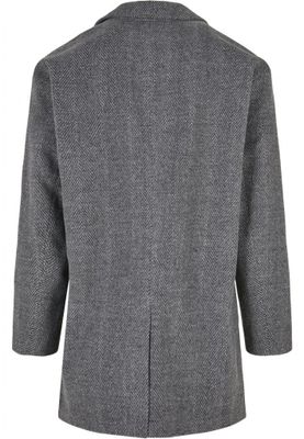 Classic herringbone patterned coat men