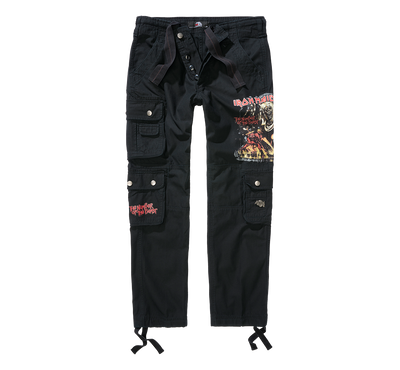 Tryck på framsidan, Iron Maiden motiv Iron Maiden Cargo Pants för herr – svart