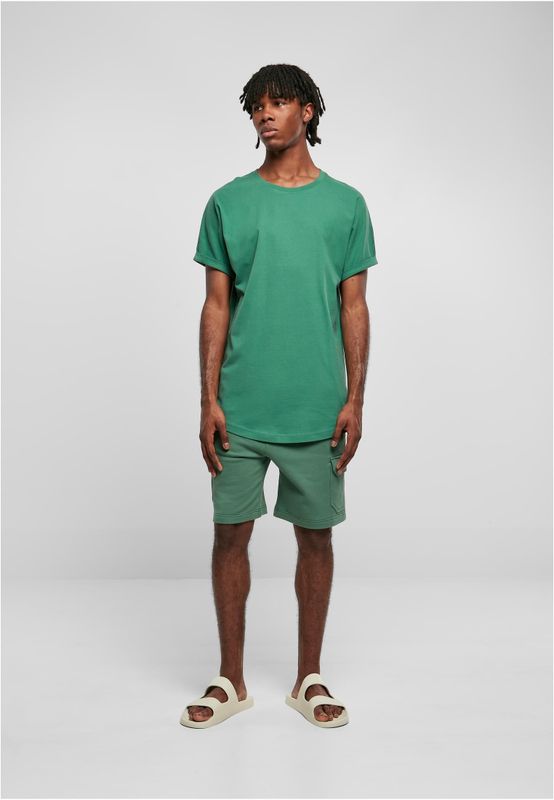 Long Shaped Turnup Tee Leaf
