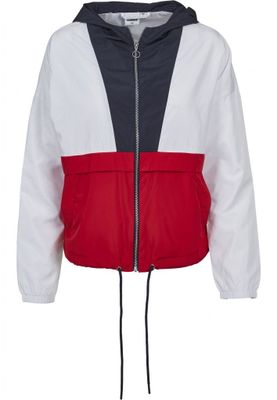 Oversize windbreaker lady