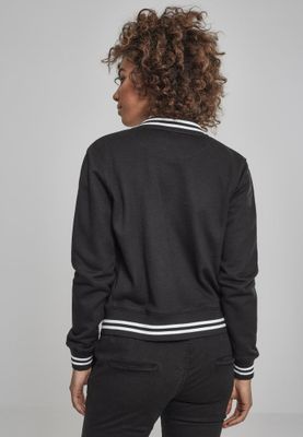 Black college jacket lady