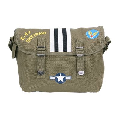 Canvas messenger bag - C47 Skytrain D-Day