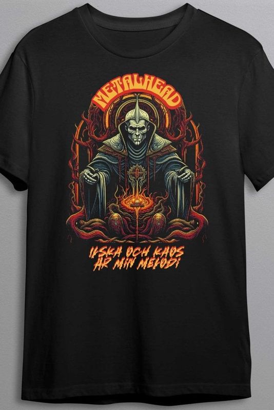 Metalhead - ilska och kaos - T-shirt