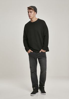 Cut on sleeve naps interlook crew neck