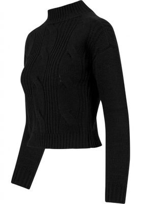 Sweater with braid pattern lady