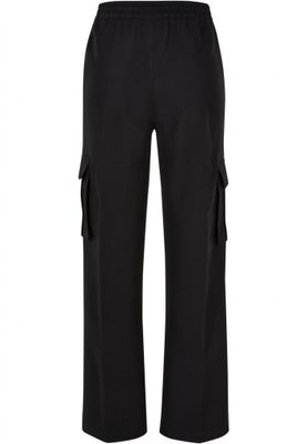 Viscose Cargo Pants with Straight Legs Women