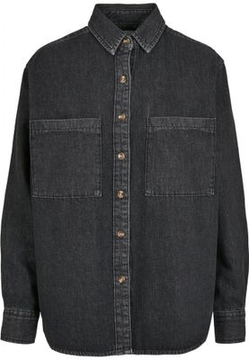 Denim shirt in oversize women