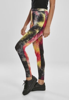 Färgstarka leggings i batikmönster