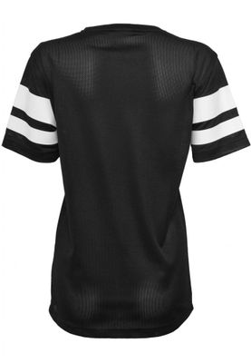 Ladies Stripe Mesh Tee