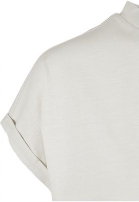 Kort t-shirt til kvinder med sænket arm
