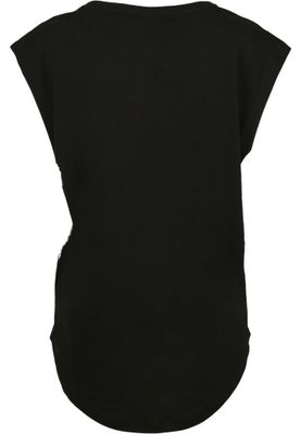 T-shirt with short and wide arms