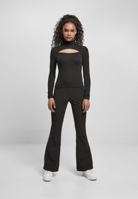 Ladies Cut-Out Turtleneck Longsleeve