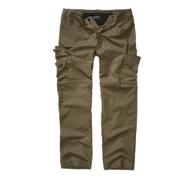 Olive Byxor med Fickor för herr