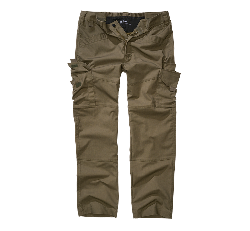 Olive Byxor med Fickor för herr