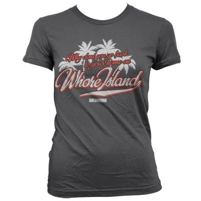Whore island girly tee
