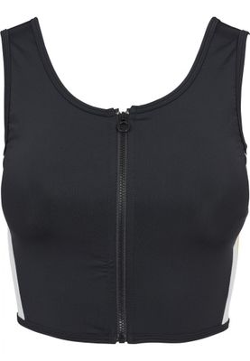 Sport top with zipper ladies