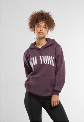 New York Ladies Fluffy Hoody