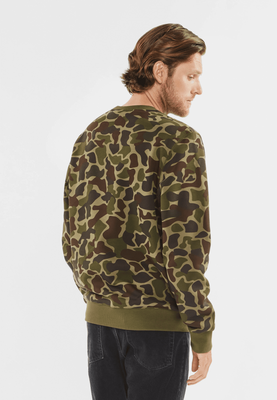 Ad camo crewneck sweatshirt