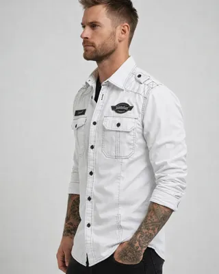 Luis Vintage skjorte - hvid