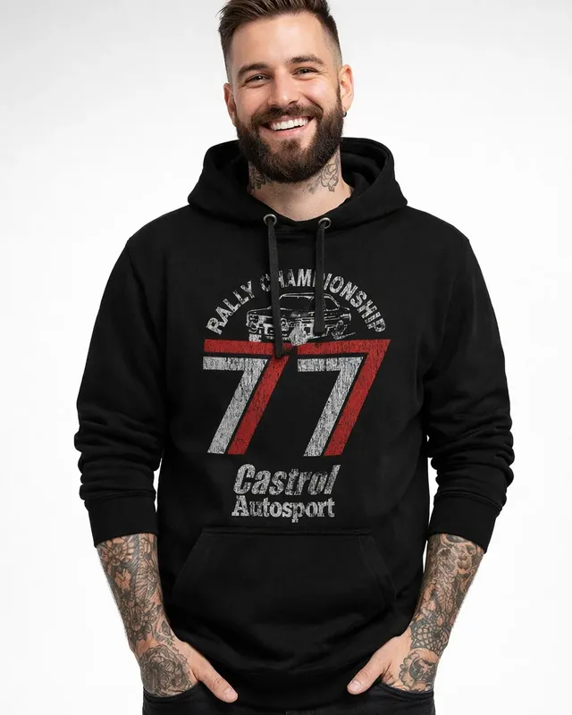 Castrol 77 Epic Huvtröja i svart