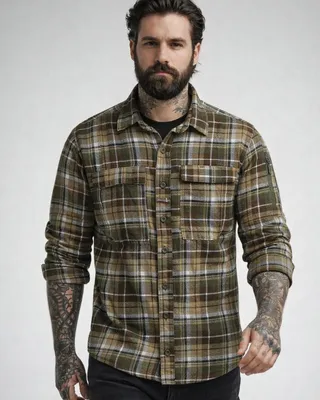 Flannel work shirt