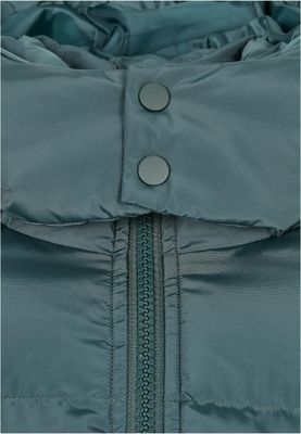 Logotyp bröst Hooded Puffer Jacket för herr – bottlegreen