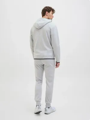 Ljusgrå slim fit joggingbyxa