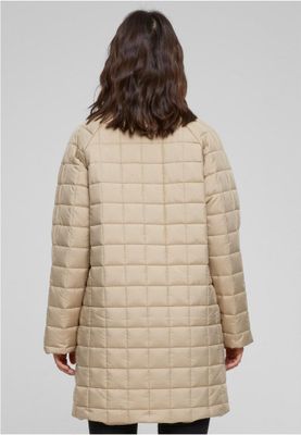 Women's long quilted jacket