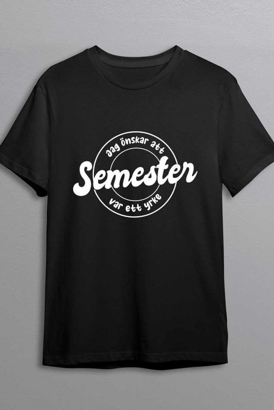 Jag önskar att semester - T-shirt