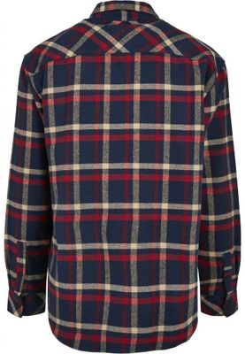 Oversize flannel skjorte herre