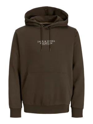 J&J Premium Hoodie med Relieftryck