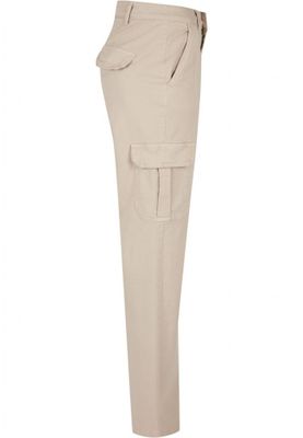 Ladies High Waist Straight Cargo Pants