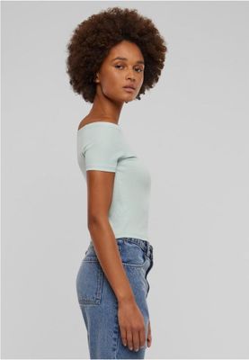 Belly shirt with open shoulders