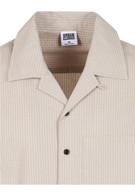 Relaxed Seersucker Short Sleeve Shirt