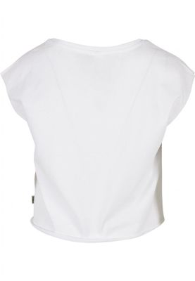 Short t-shirt with holkarm two-pack lady