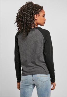 Long-sleeved top with raglan arm ladies