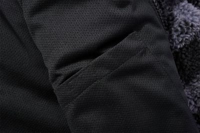Lumberjack teddy jacket gray/black - men