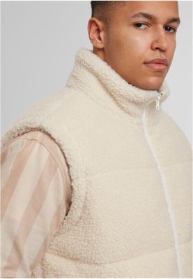Basic Teddy Puffer västt - Whitesand