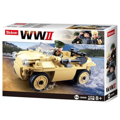 WWII German amphibious vehicle - Sluban - M38-B0690
