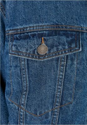 Ladies Oversized Sherpa Denim Jacket