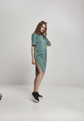 T-shirtklänning med slits